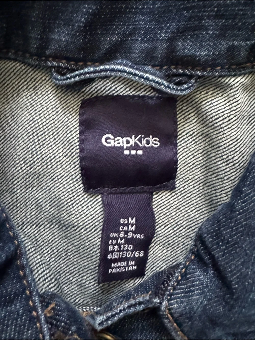 GAP Kids Classic Denim Jacket in Medium Wash Blue